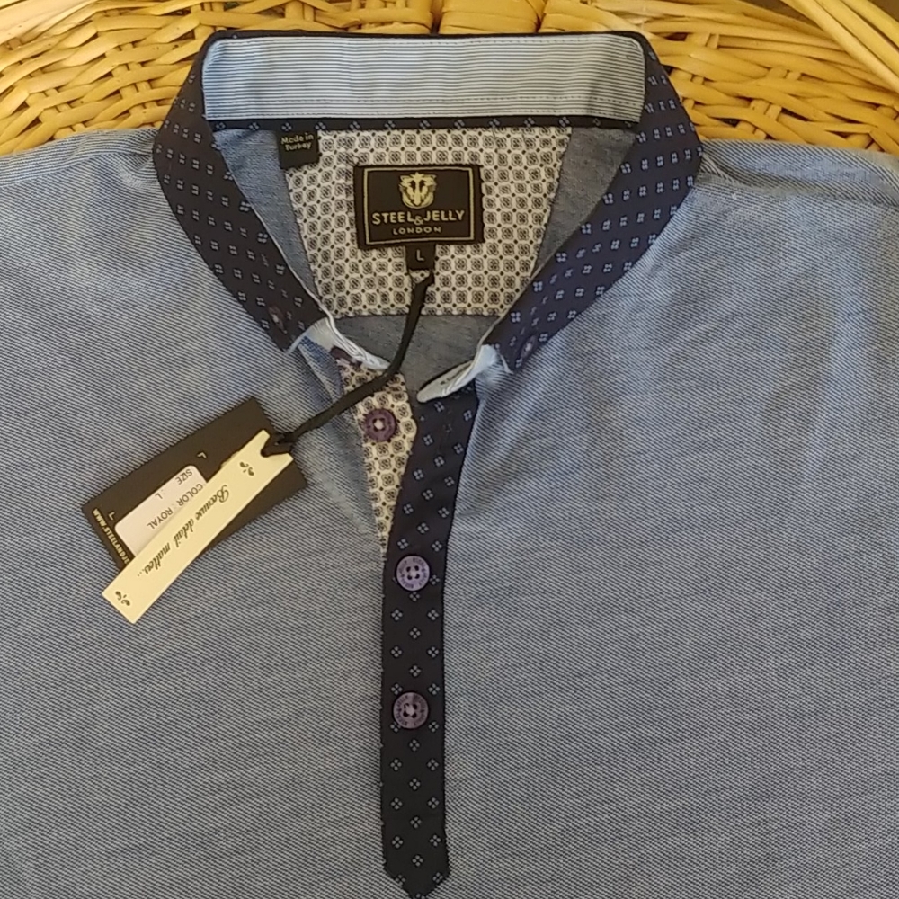 NWT Steel & Jelly London Shirt Mens L